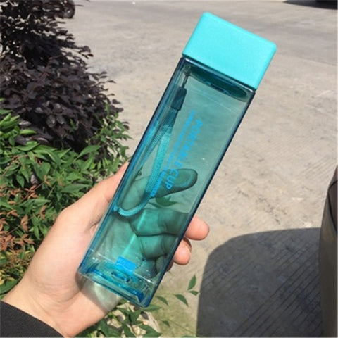 Square Frosted Bottle