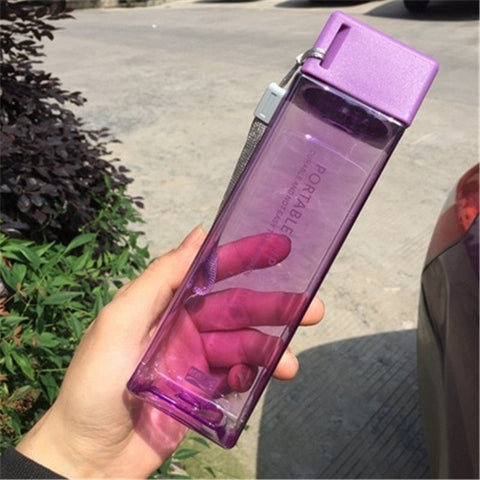 Square Frosted Bottle