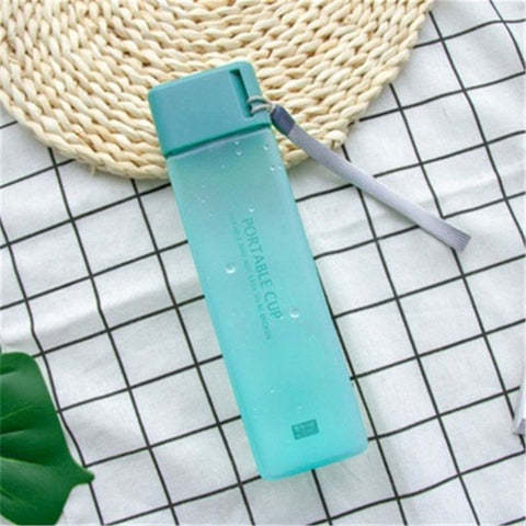 Square Frosted Bottle