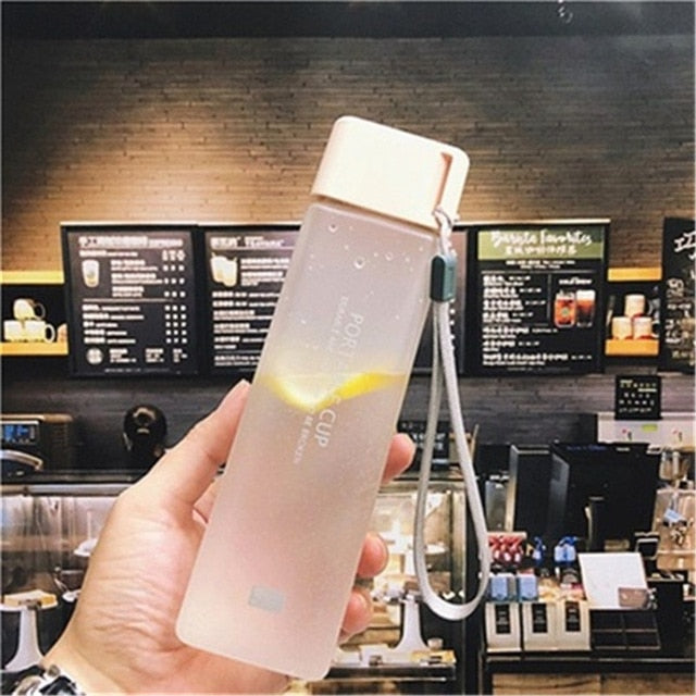 Square Frosted Bottle