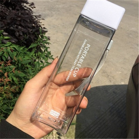Square Frosted Bottle