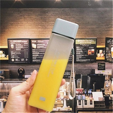 Square Frosted Bottle