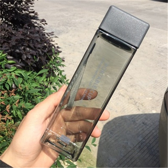 Square Frosted Bottle